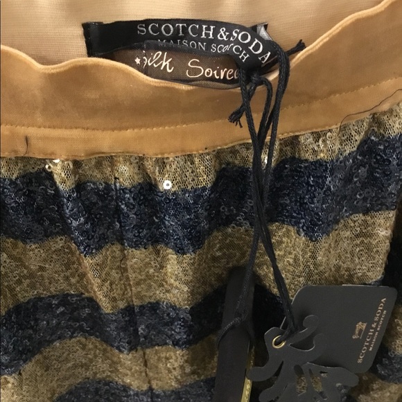 Scotch & Soda sequin Palazzo pant - Picture 5 of 8